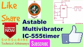 Astable Multivibrator IC555timer Explained  VTU  3rd semester Lab Experiment  Engineering [upl. by Laumas]