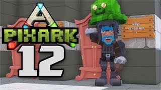 BUILDING A STORAGE ROOM  Lets Play PixARK Gameplay Part 12 PixARK Pooping Evolved Base Building [upl. by Ranson216]