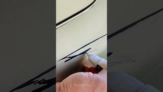 How to Repair Scratch on Car Bumper touchuppaint shorts [upl. by Joete819]