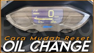 Cara Reset Oil Trip Honda PCX 160  Menghilangkan Oil Change pada Honda PCX 160 [upl. by Furr]