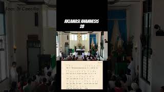 ANAMNESIS 2B TPE BARU  AKLAMASI ANAMNESIS anamnesis lagumisa minggubiasa liturgi misa minggu [upl. by Armahs]