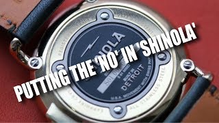 Shinola Watches A Confusing Waste Of Money [upl. by Atterehs]