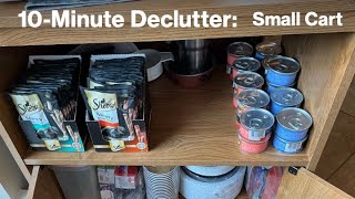 10Minute Declutter Small Cart [upl. by Sitruc422]