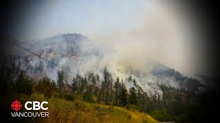 Keremeos Creek wildfire grows [upl. by Dnomyad]