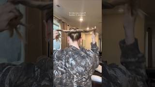 slick backs are the best combohairtutorial easyhairstyles slickback slickbackhair fav [upl. by Ariajaj]