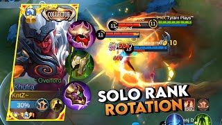 KHUFRA BEST ROTATION IN SOLO RANK 🔥 KHUFRA GAMEPLAY BEST BUILD 2024  MLBB [upl. by Cherida574]