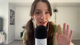 ASMR cupped whispers mouth sounds and mic scratching 🤍 [upl. by Inkster30]