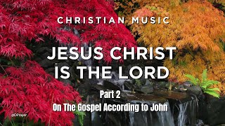 Relaxing Piano  Waterfall Sounds 1 Hour  Christian Music Time Alone with the Lord Part 2 004 [upl. by Ahsekam]