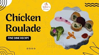 Chicken Roulade Fine Dine Recipe Healthy Dinner Recipe Weight loss Recipe Aghas Kitchen [upl. by Yltsew]