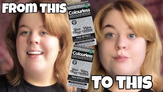 BROWN TO BLONDE  COLOURLESS HAIR COLOUR REMOVER MAX EFFECT  REVIEW [upl. by Gievlos686]