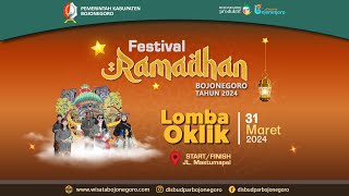 🔴LIVE FESTIVAL RAMADHAN BOJONEGORO TAHUN 2024  LOMBA OKLIK [upl. by Karlie]