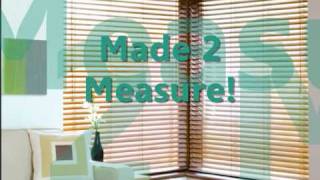 Decora Sunwood Made to Measure Real Wood Venetian Blinds [upl. by Jerroll]