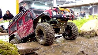 AWESOME RC SCALER amp CRAWLER I RC CRAWLER TRUCK TEAM KTM I EXTREM MUDDY CONDITIONS I INTERMODELLBAU [upl. by Reinold]