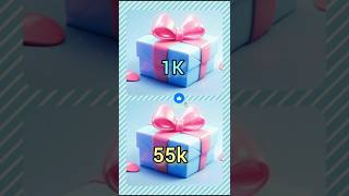 1k vs 55k choose your gift box 🎁giftbox shorts viral gift chooseyourgift chooseone gifts [upl. by Jasmin]