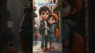 Qute Couple kesariya brahmastra song [upl. by Llerdnod]