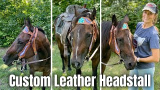 The Best Custom Leather Horse Headstalls From Stray Dog Leather [upl. by Anoirb]