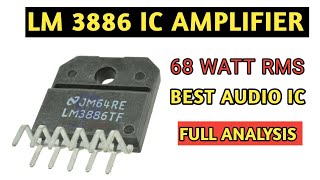 Lm 3886 ic Amplifier  Lm 3886 audio Amplifier  Best Audio ic [upl. by Mitzi]