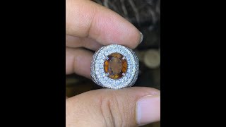 Natural 326ct brown axinite rare gems memo gri micro [upl. by Allveta16]