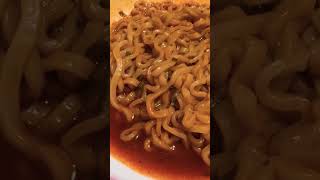 Korean Ramen🔥Kottu mee korean ramen srilanka ramen food spicy foryou shorts [upl. by Laehcym]