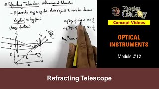 Class 12 Physics  Optical Instruments  12 Refracting Telescope  For JEE amp NEET [upl. by Long4]