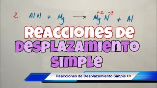 Reacciones de Sustitución Simple rápido y fácil [upl. by Uranie]