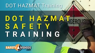 DOT HAZMAT Safety Training [upl. by Ahsrat109]