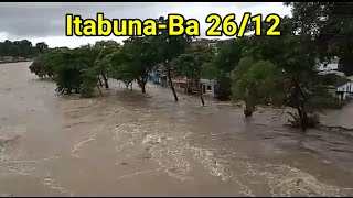 AGORA enchente em ItabunaBA alagou tudo 26122021 [upl. by Amron]