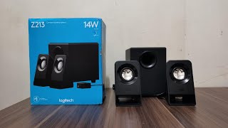 Logitech Z213 21 Speaker Quick Unboxing [upl. by Aihsekyw]