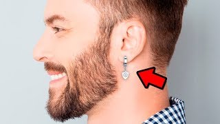 Accesorios para HOMBRE 2019  2020 Tendencias en aretes o pendientes para caballeros 2019 2020 [upl. by Jarred]