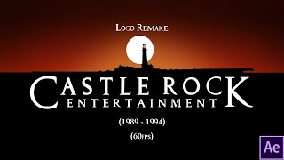 Castle Rock Entertainment logo 1989  1994 Remake 60fps [upl. by Sidoma]