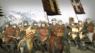 Medieval 2 Total War  War of the West mod custom battle demo [upl. by Ecidnacal875]