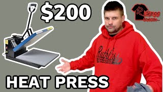 Budget Heat Press To Start A TShirt Business  FANCIERSTUDIO  Heat Press For Beginners [upl. by Esertal]