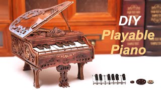 DIY Playable Piano Made and Assembled [upl. by Notserc]