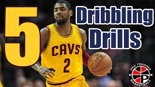 How To Get Handles At Home  5 Dribbling Drills To Do Anywhere  Pro Training Basketball [upl. by Kylila457]