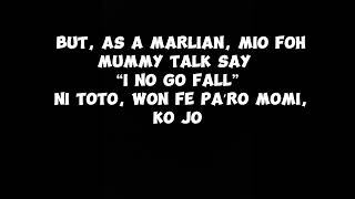 Naira marley  On My Own OMO LYRICS [upl. by Innej490]