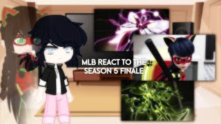 Mlb react to the season 5 finale  Gacha club [upl. by Ezalb]