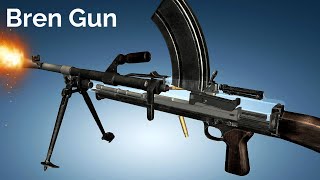 Animation How a Bren Light Machine Gun works [upl. by Lusty]