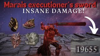 Marais Executioners Sword Build vs All Elden Ring Bosses Strength Arcane build [upl. by Howe]