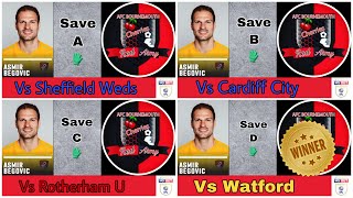 🧤 Asmir Begovic Save D wins February Save of the Month I AFC Bournemouth I AFCB EFL [upl. by Aliakam990]