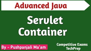 Lec 33 Servlet Container in Advanced Java in Hindi [upl. by Akehsat]