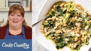 How to Make Beans and Greens Scarole e Fagioli [upl. by Allebram]