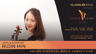 Rujin Min  Violin  China  Regional level  Worldvision 2021 [upl. by Schroth294]