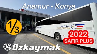 120 TELEVİZYONSUZ TEMSA SAFİR PLUS  Özkaymak Seyahat  Anamur  Konya Otobüs Yolculuğu 1Bölüm [upl. by Onra]