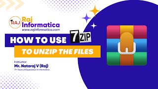 How to Extract the files using 7zip Software [upl. by Gray]