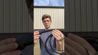 Snakewhip bullwhip diy shorts short indianajones cool whipcracking shortvideo paracord [upl. by Chace]