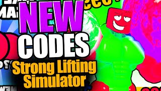 Strong Lifting Simulator CODES  ROBLOX 2023 [upl. by Nosinned]