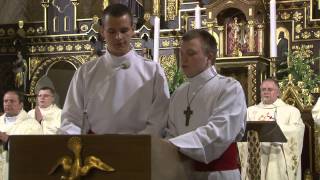 ŚWIĘTA LITURGIA PASCHALNA WIELKA SOBOTA MIKOŁÓW 2014 [upl. by Yebot]