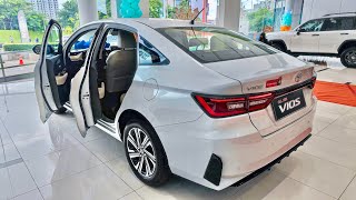 The all new Toyota Vios 2023  White Color  Interior and Exterior [upl. by Netsrak]