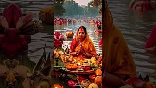 chhathgeet chhathi ganga chhatt diwali chhth festival chhath bihari viralvideo [upl. by Sonnnie]