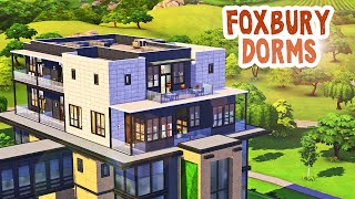 Foxbury Dorms 🦊  The Sims 4 Speed Build [upl. by Tiphanie]